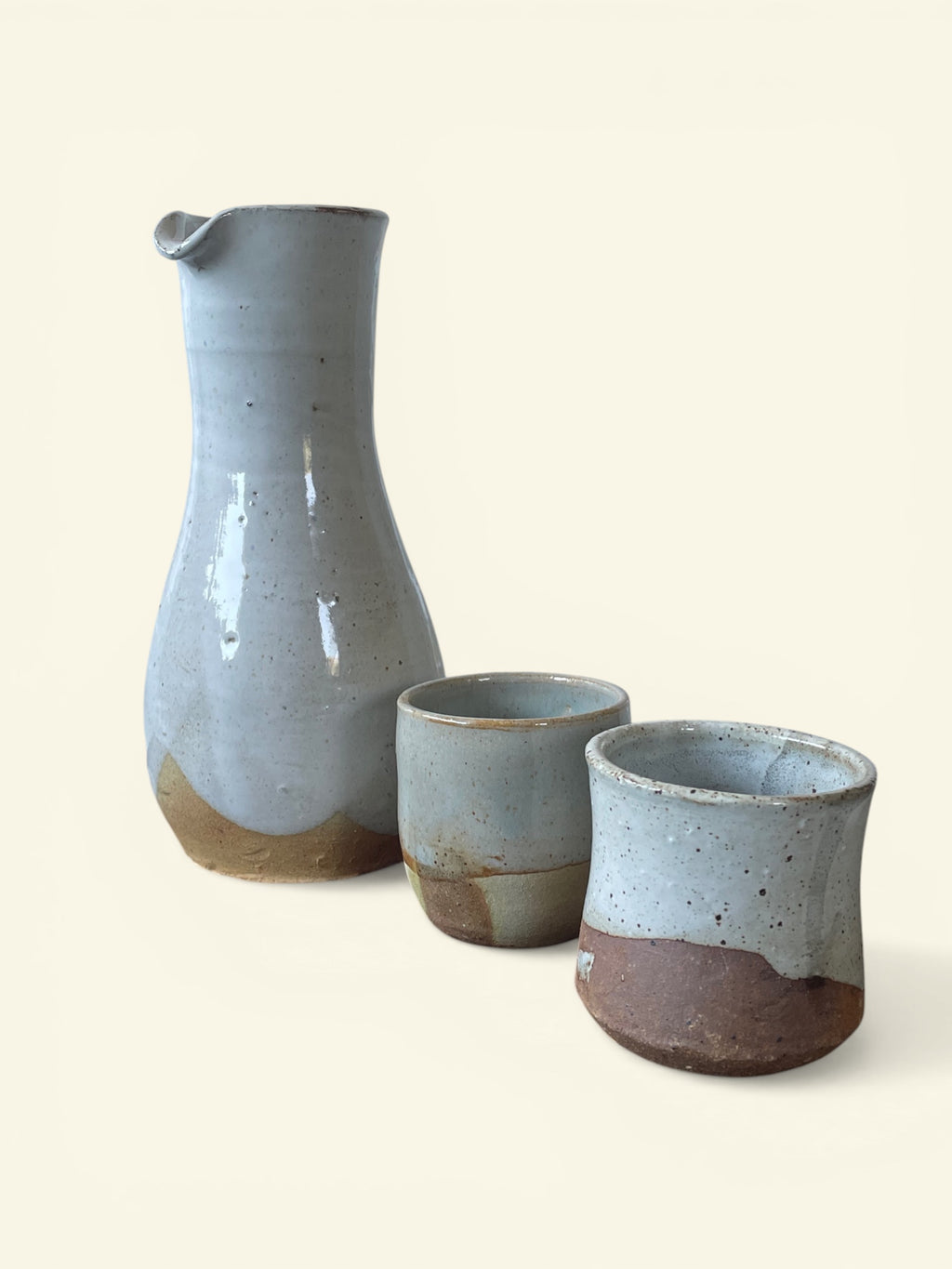 Set Para Dos #1 - Jarra 500 ML + Vasos en Gres