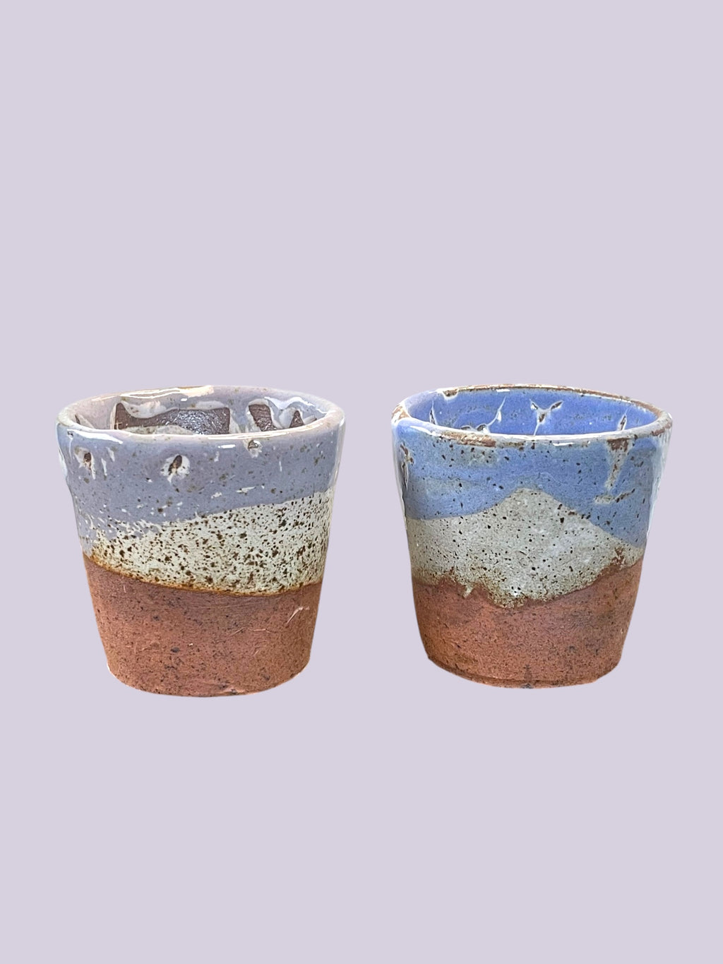 Jarra Pisco Sour Gres Azul Cobalto + 4 Vasos — Set Encuentro