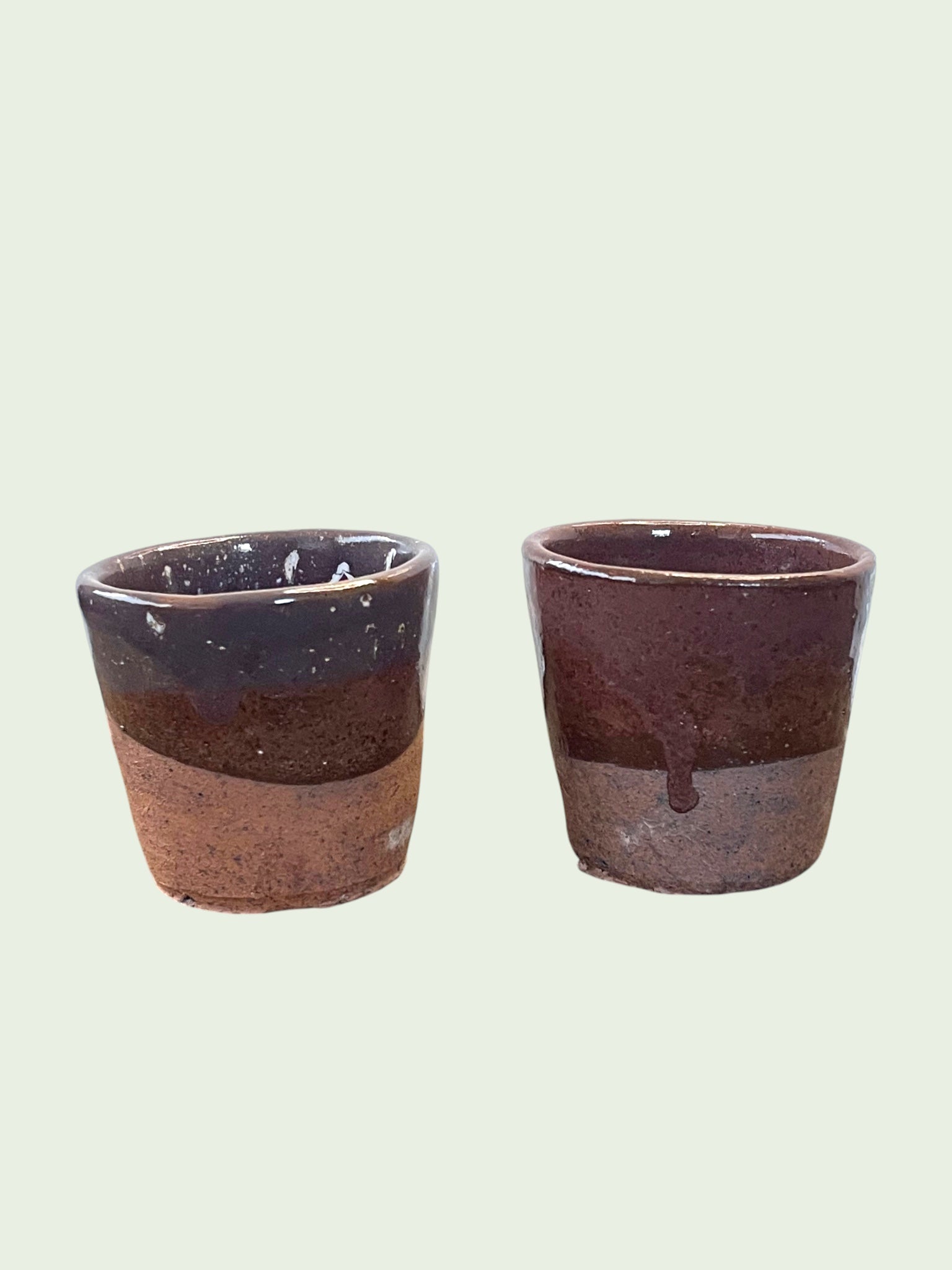 Jarra Pisco Sour Gres Azul Cobalto + 4 Vasos — Set Encuentro