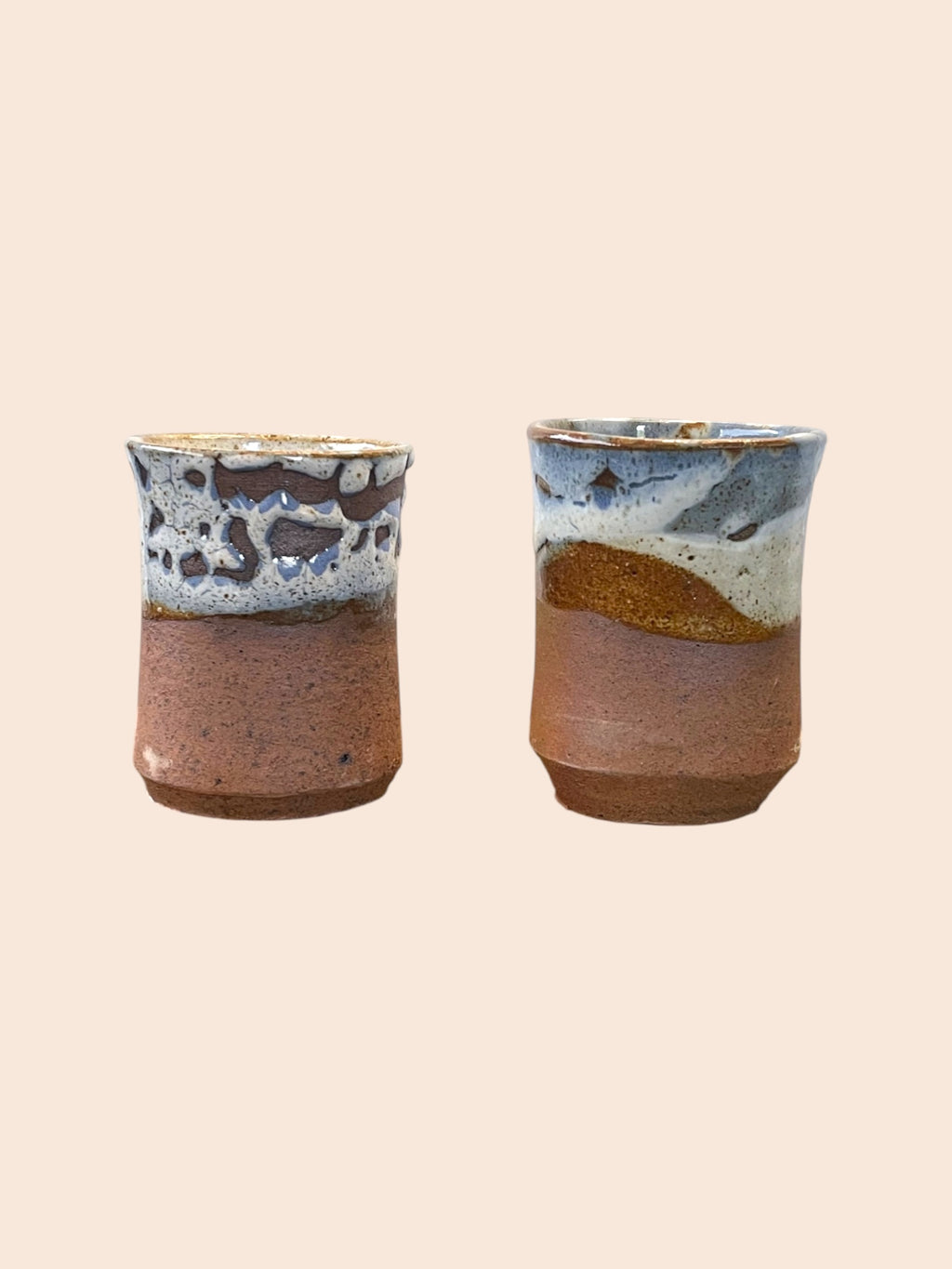 Jarra Pisco Sour Gres Crema + 4 Vasos — Set Encuentro