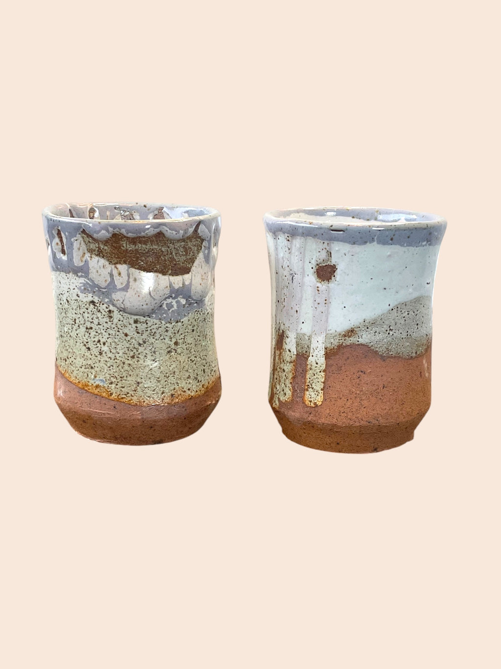 Jarra Pisco Sour Gres Crema + 4 Vasos — Set Encuentro