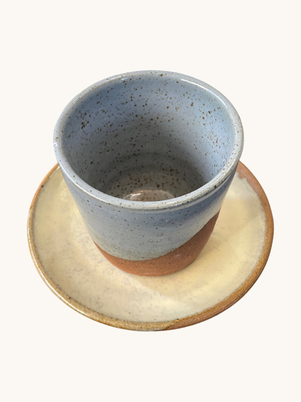 Vaso Latte Doble Cerámica Gres #1 — Matera Rob®