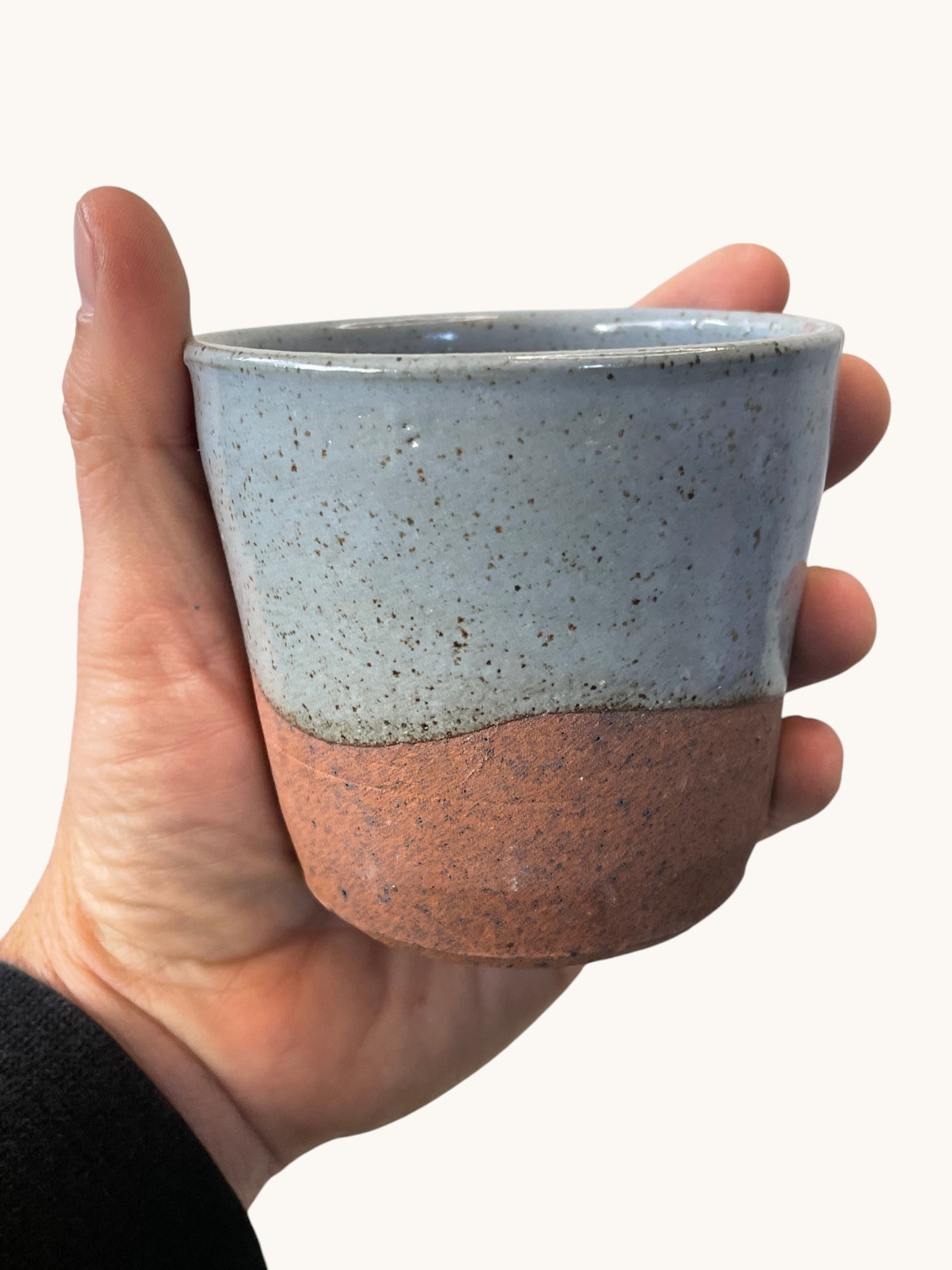 Vaso Latte Doble Cerámica Gres #1 — Matera Rob®