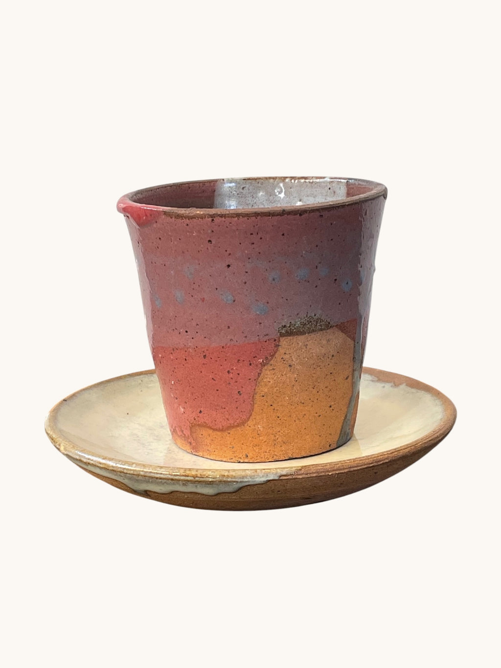 Vaso Latte Doble Cerámica Gres #4 — Matera Rob®