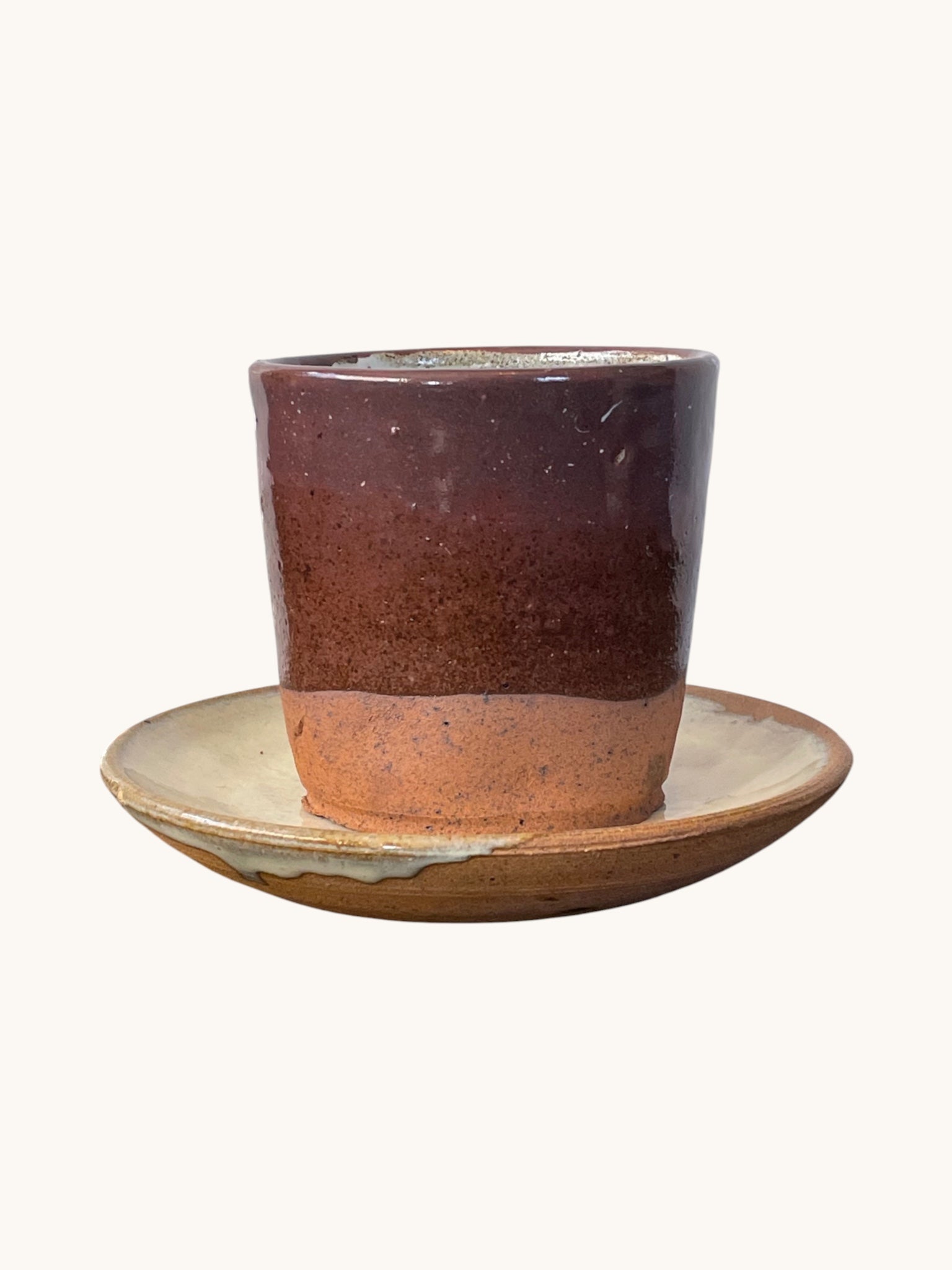 Vaso Latte Doble Cerámica Gres #5 — Matera Rob®