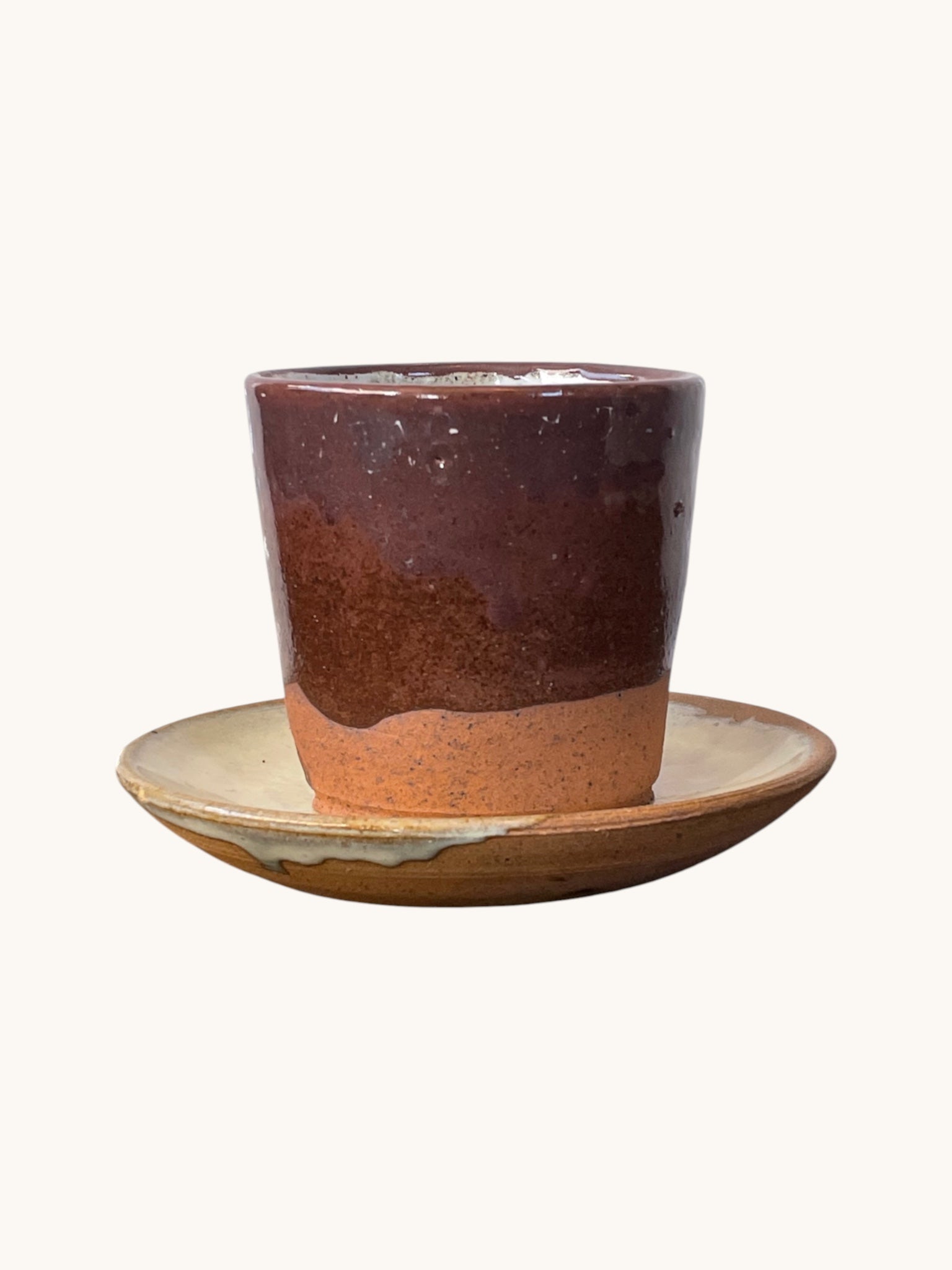 Vaso Latte Doble Cerámica Gres #5 — Matera Rob®