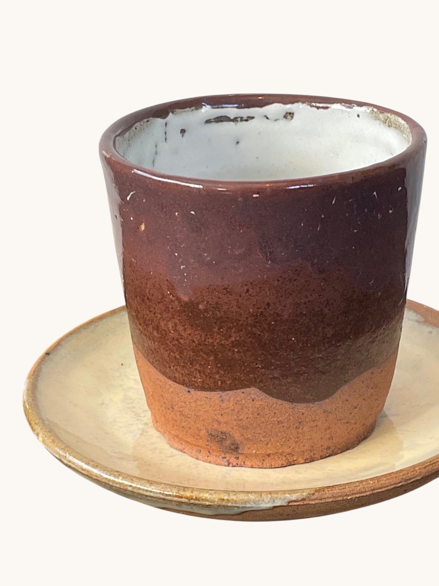 Vaso Latte Doble Cerámica Gres #5 — Matera Rob®