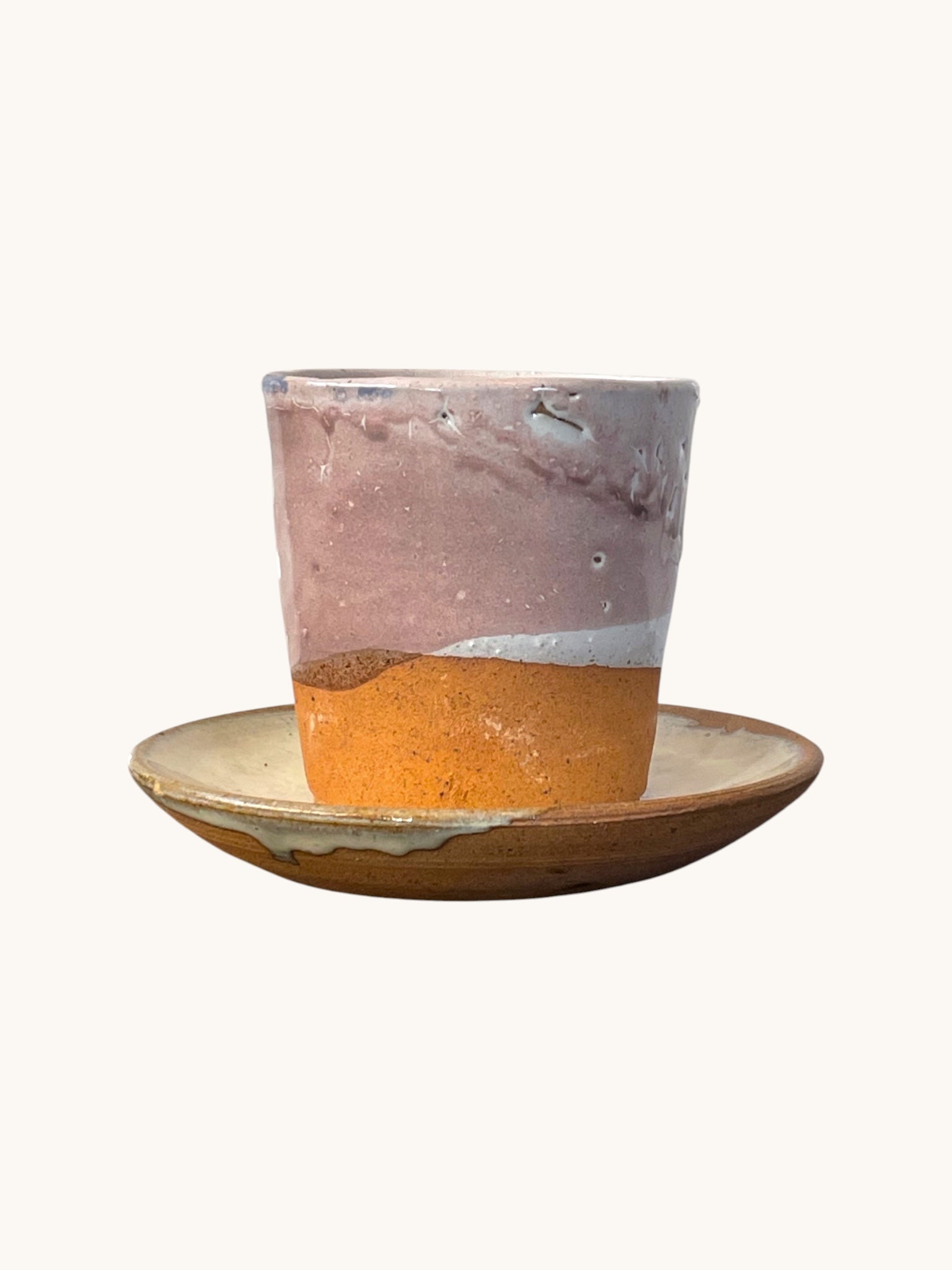 Vaso Latte Doble Cerámica Gres #6 — Matera Rob®