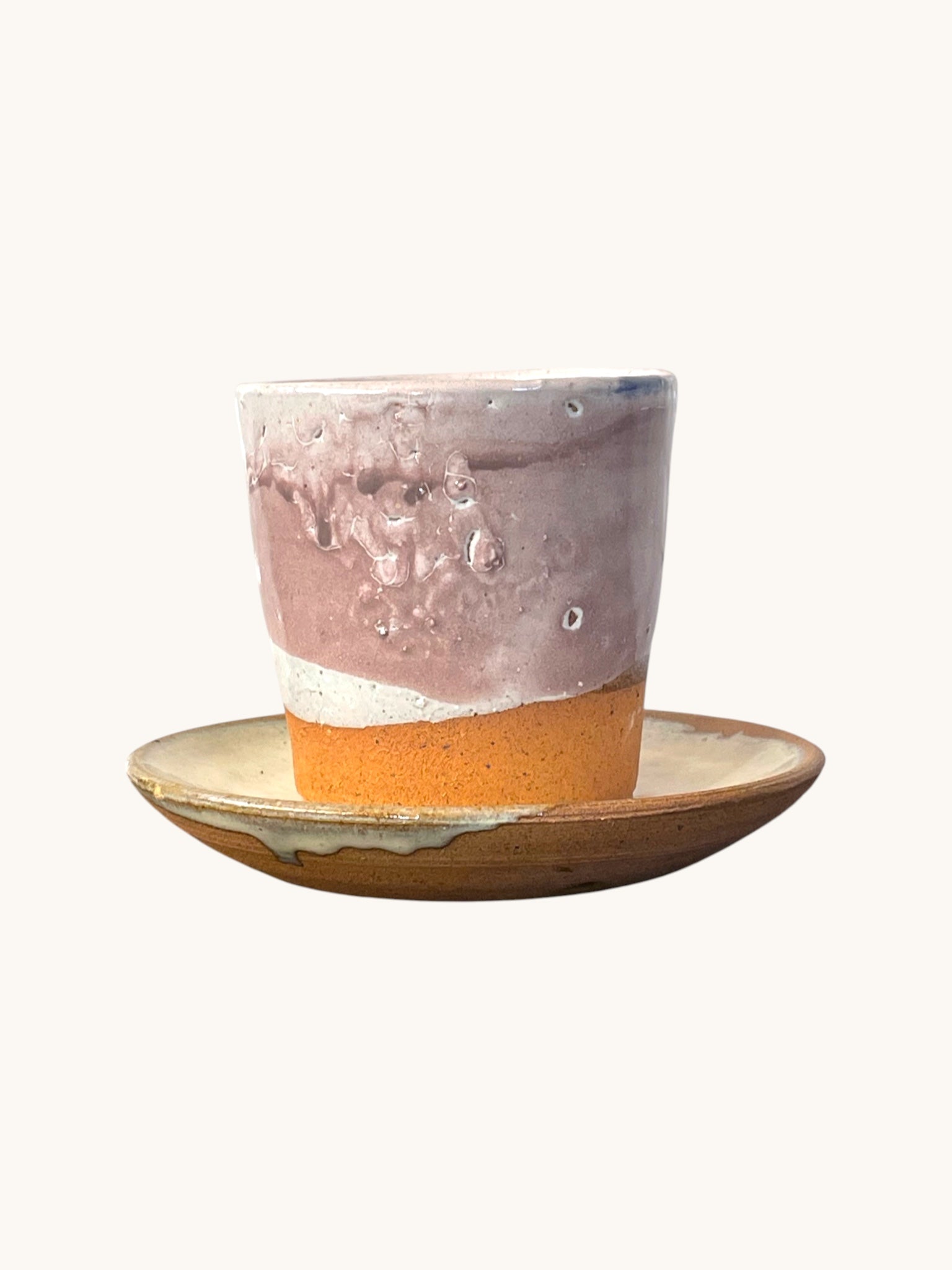 Vaso Latte Doble Cerámica Gres #6 — Matera Rob®