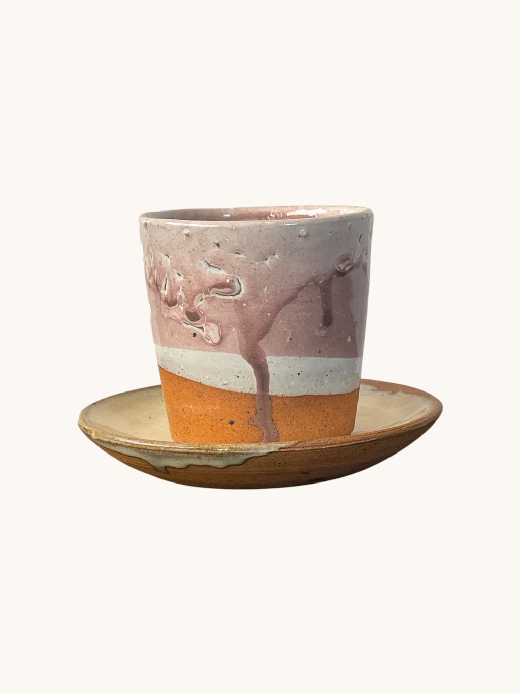Vaso Latte Doble Cerámica Gres #6 — Matera Rob®